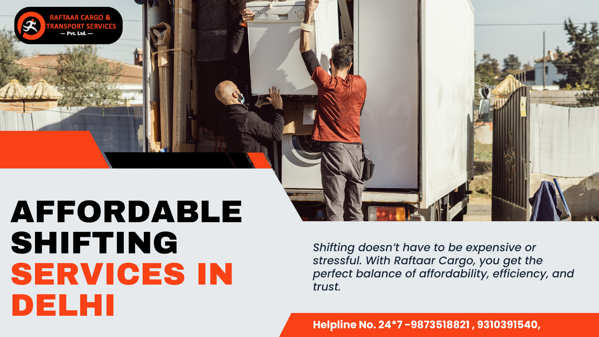 Affordable Shifting Services in Delhi – Raftaar Cargo’s Guide to Stress-Free Relocation
